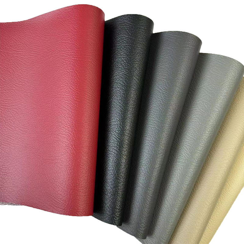 Litchi -vilja -sohva synteettinen nahka